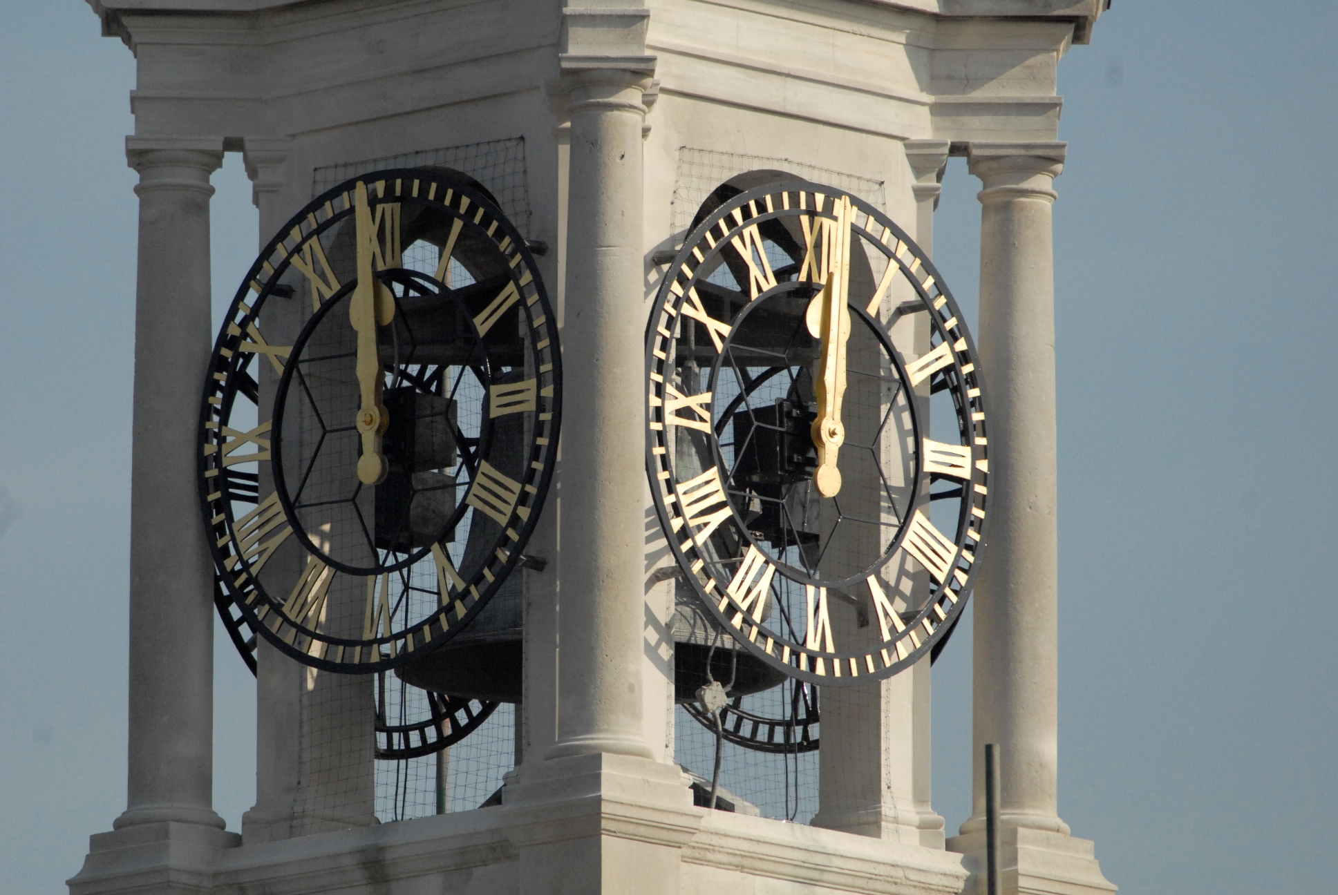 Clock tower on top of the town hall