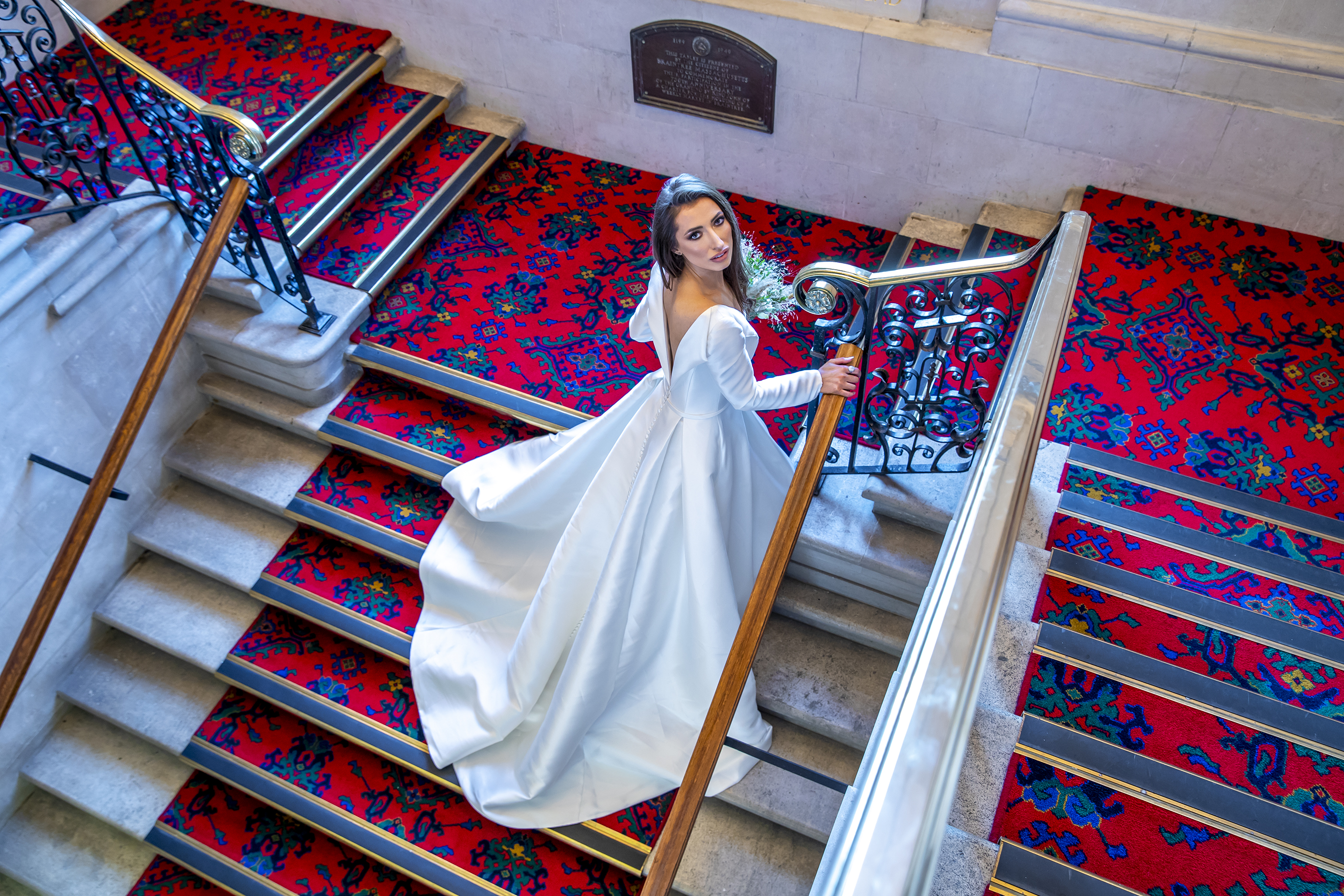 bride staircase
